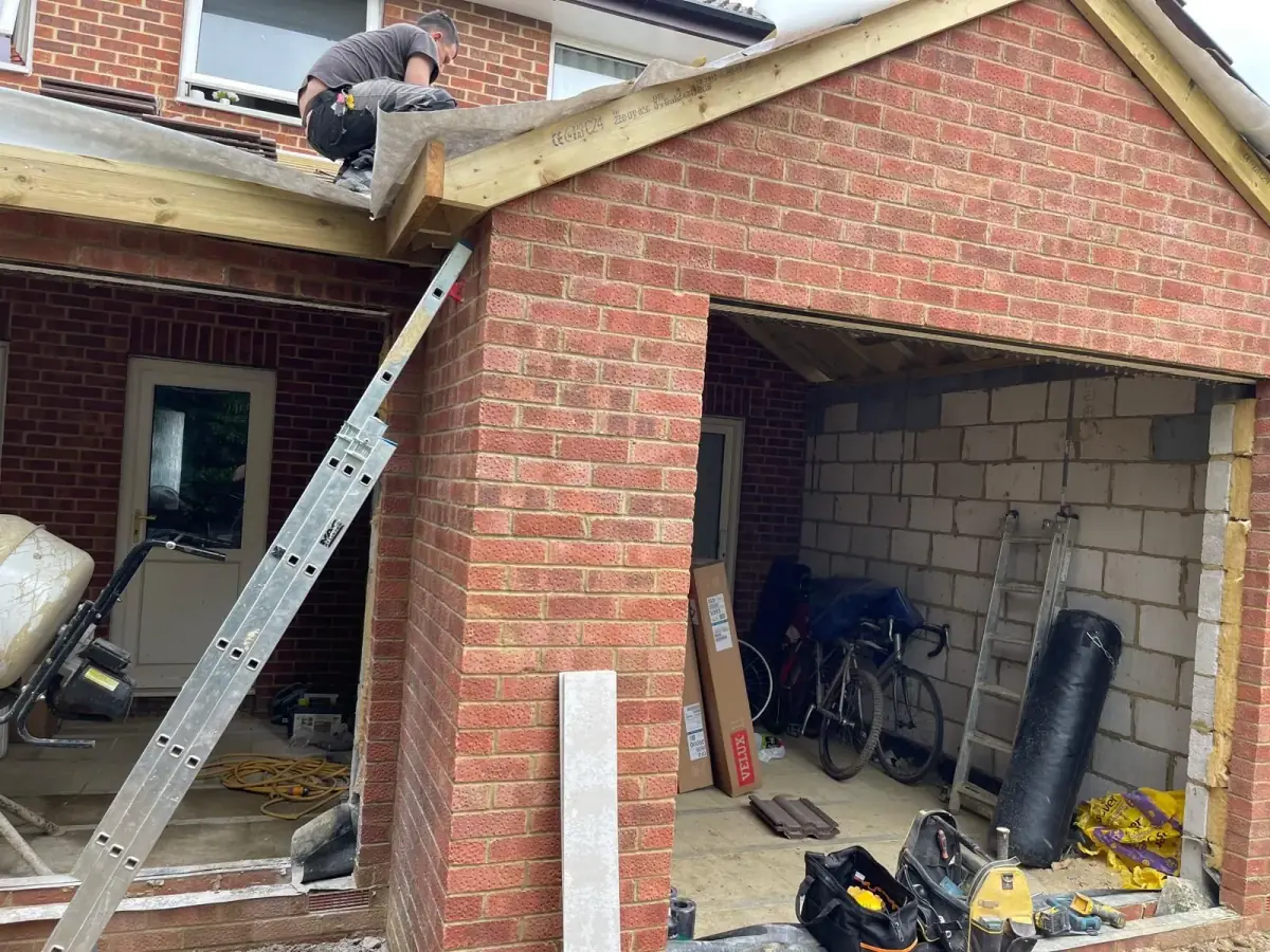 Detailed look at the roof tile materials used