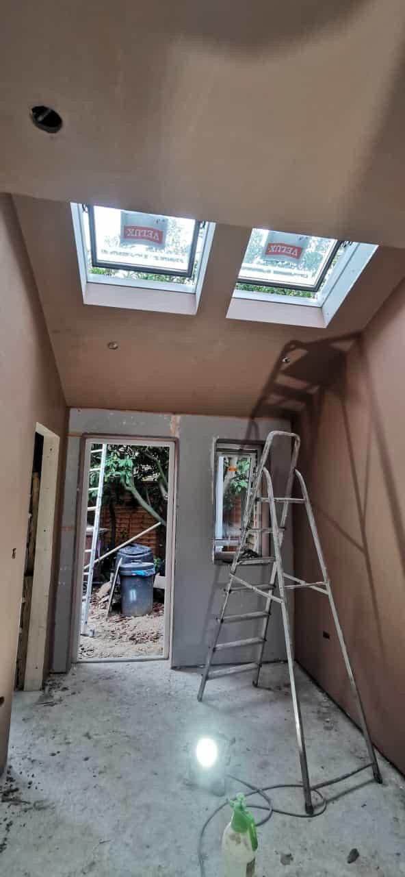 Shower tiling detail in Edgware bathroom
